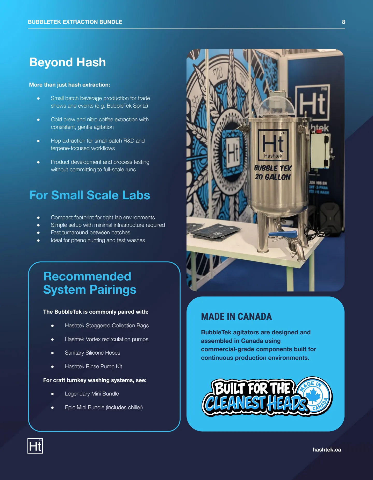 20 Gallon BubbleTek Legendary Bundle Spec Sheet (v1.1) — page 8 of 8
