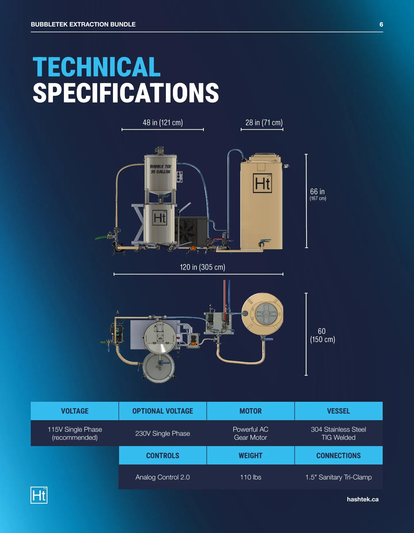 30 Gallon BubbleTek Epic Bundle Spec Sheet (v1.12) — page 6 of 8