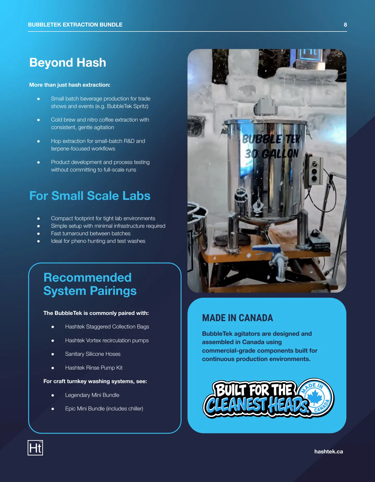 30 Gallon BubbleTek Legendary Bundle Spec Sheet (v1.1) — page 8 of 8