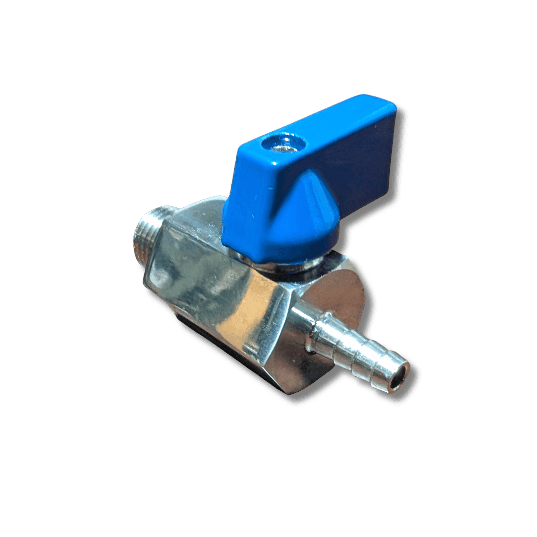 Hashtek 1/4" NPT x 1/4" Barb Blowoff Valve