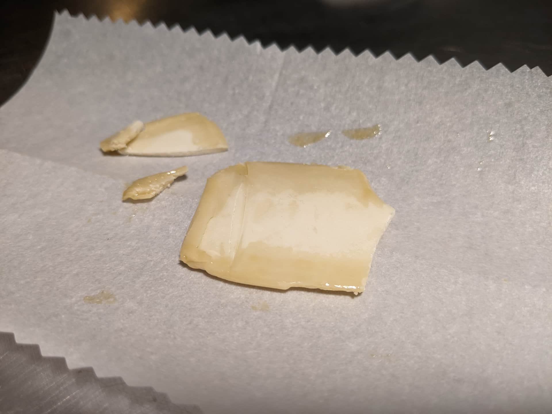 thca tek first cycle output material solventless thca extraction