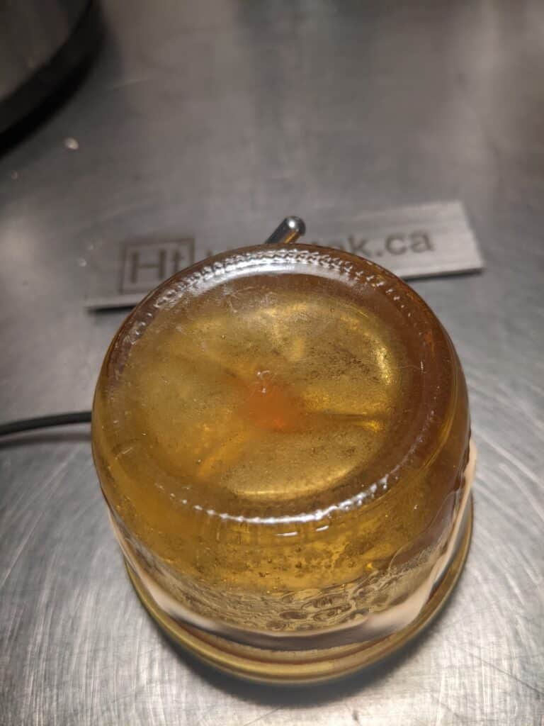 rosin jam halfway done