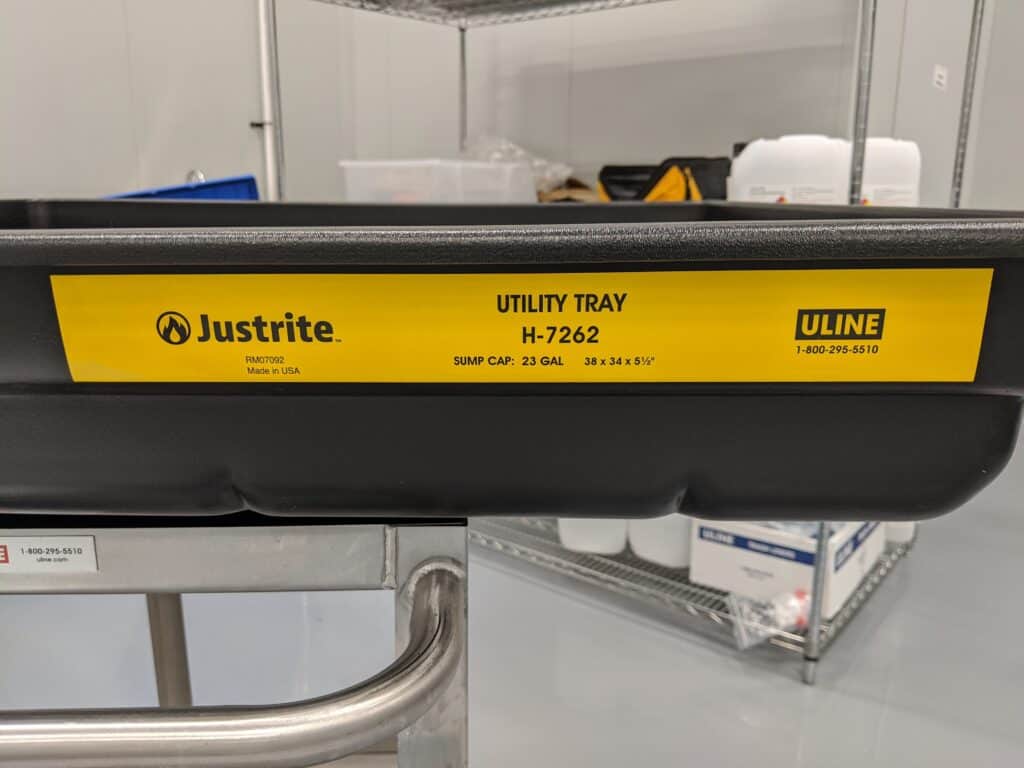 Uline Drip Tray to for Hash Wash Station
