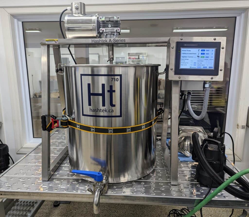 Hashtek 50a setup in Coulson Cannabis hash lab