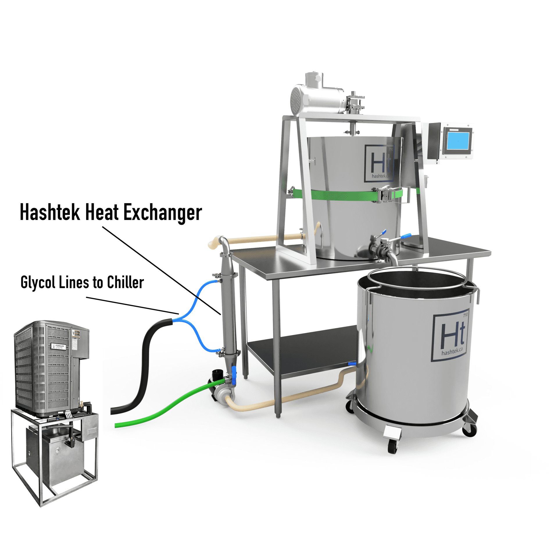 Glycol Chiller for Cold Water Extraction