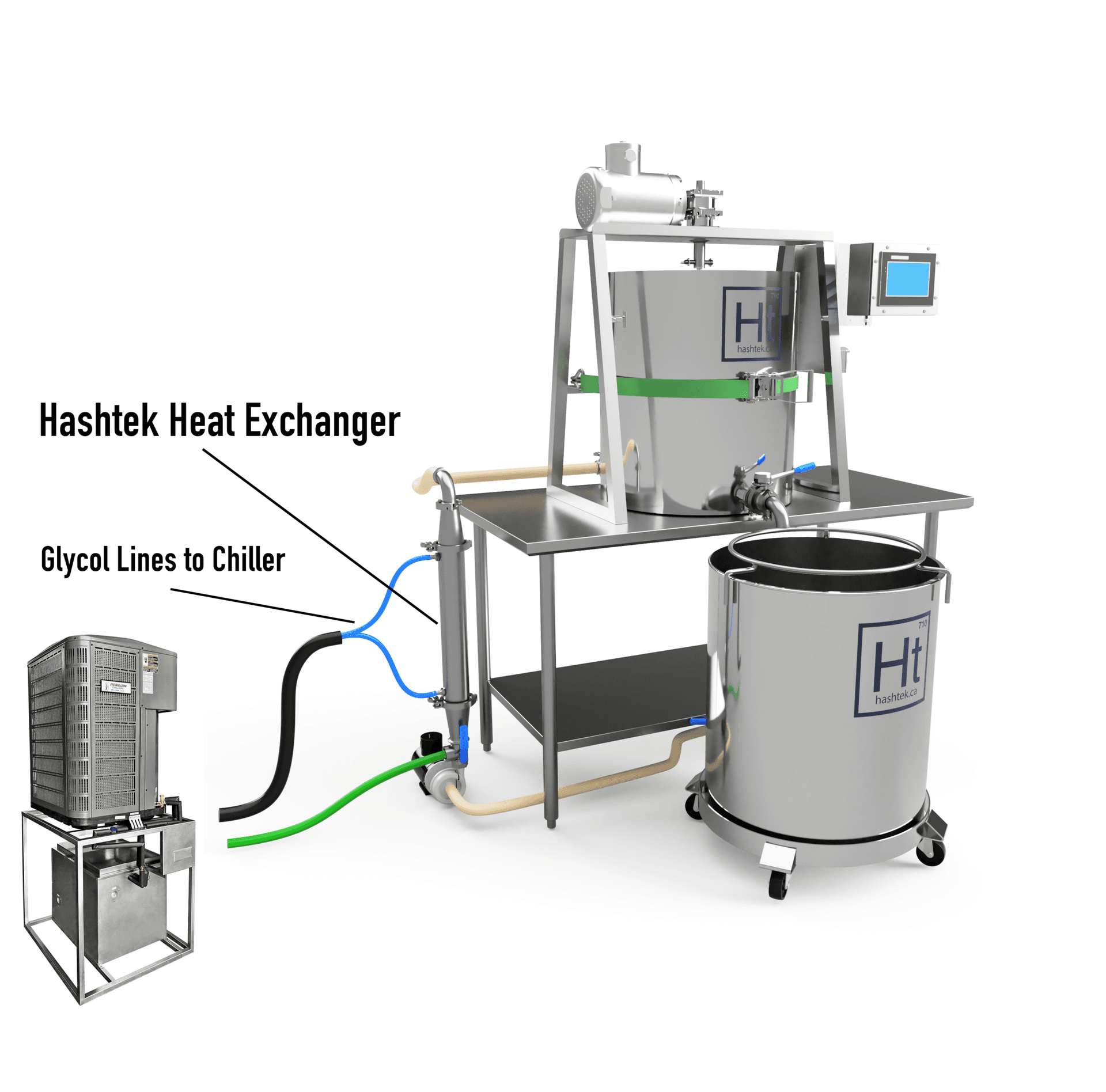Glycol Chiller for Cold Water Extraction