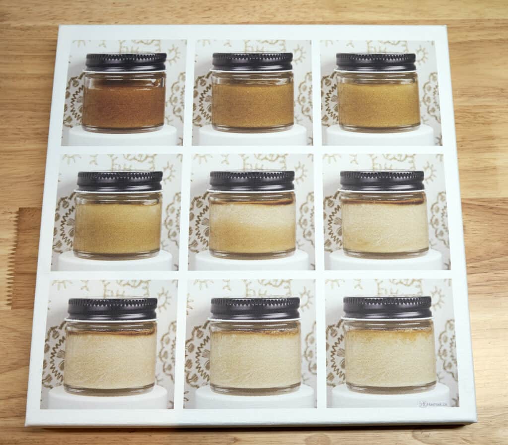 rosin curing canvas print
