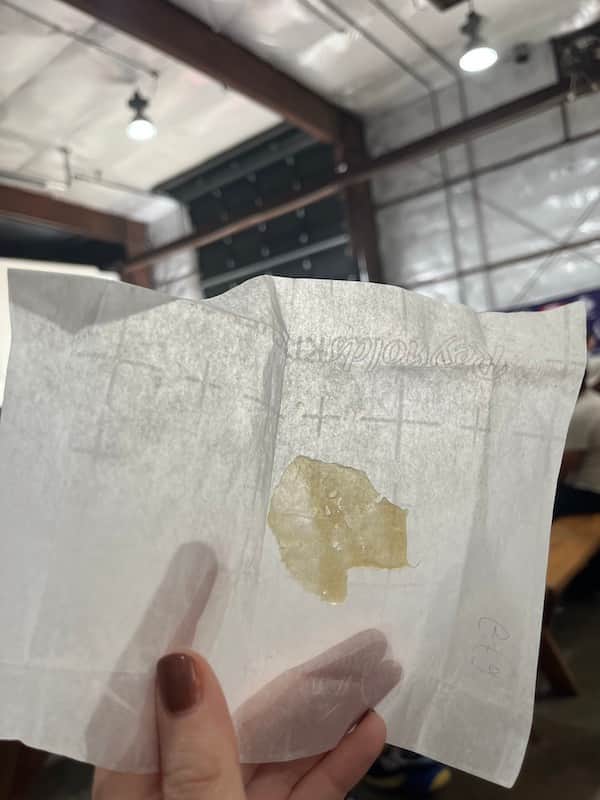 hashtek solventless extraction equipment at the smoking jacket 2023 hash rosin event