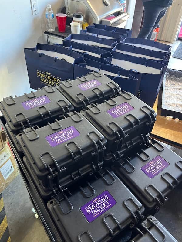 hashtek solventless extraction equipment at the smoking jacket 2023 hash rosin event