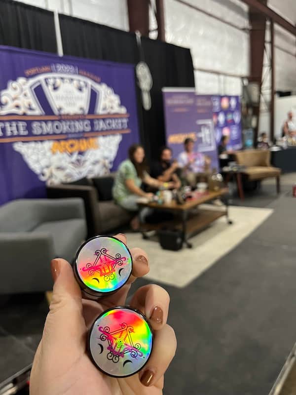 hashtek solventless extraction equipment at the smoking jacket 2023 hash rosin event