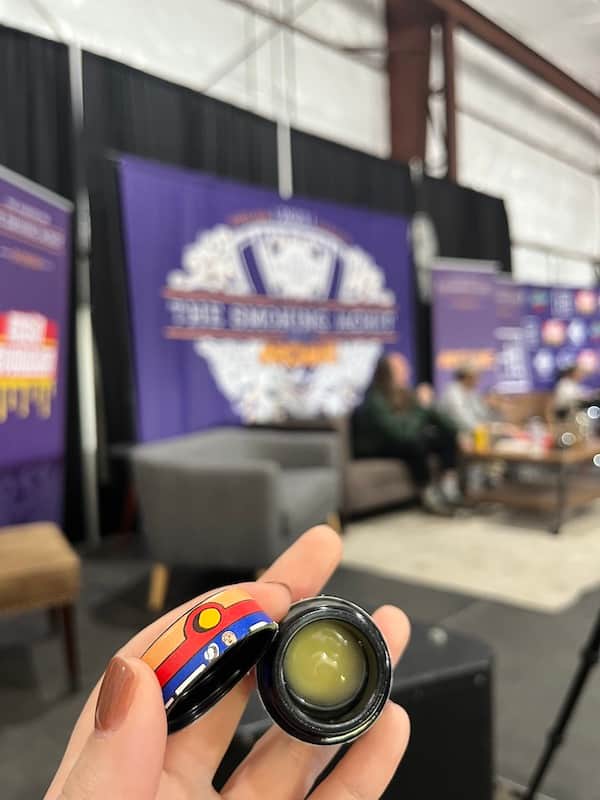 hashtek solventless extraction equipment at the smoking jacket 2023 hash rosin event