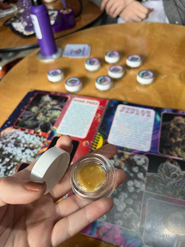 hashtek solventless extraction equipment at the smoking jacket 2023 hash rosin event