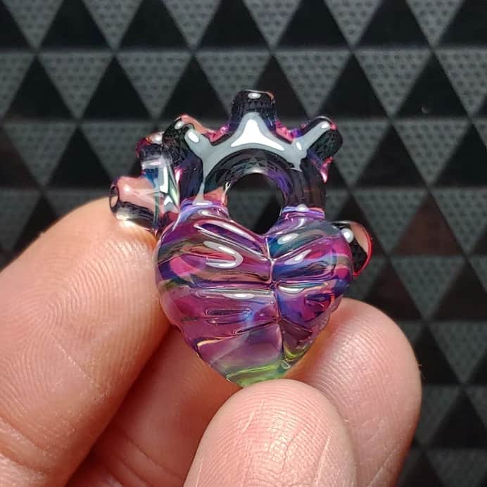 Heart Pendants from Mandella Glass