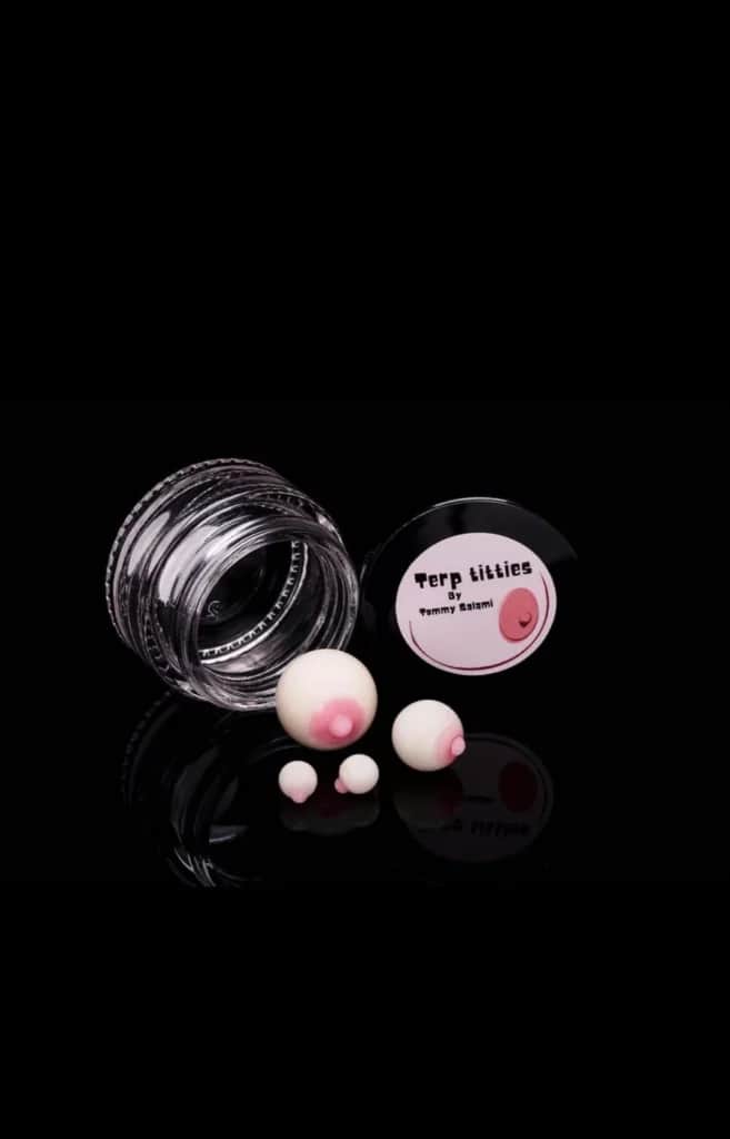 Terp Titty Pearls from Tommy Salami Glass