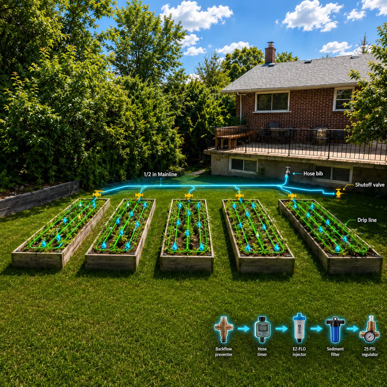 DripperTek: The Complete Drip Irrigation & Fertigation Build for Raised Beds (2026 Guide)